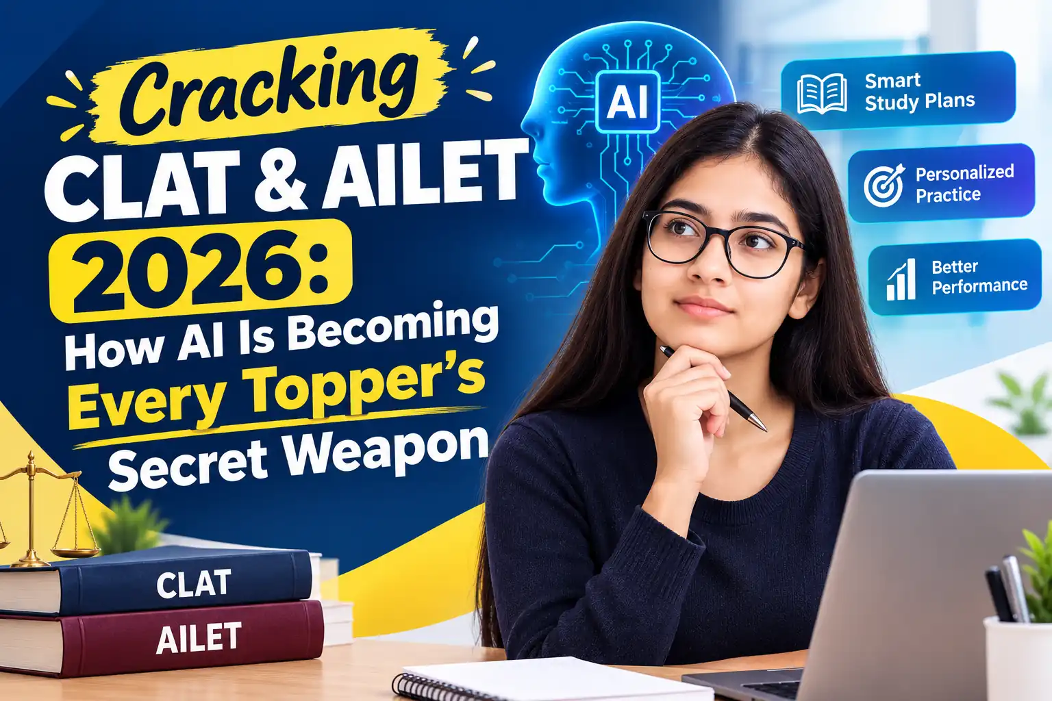 Cracking CLAT & AILET 2026: How AI Is Becoming Every Topper's Secret Weapon