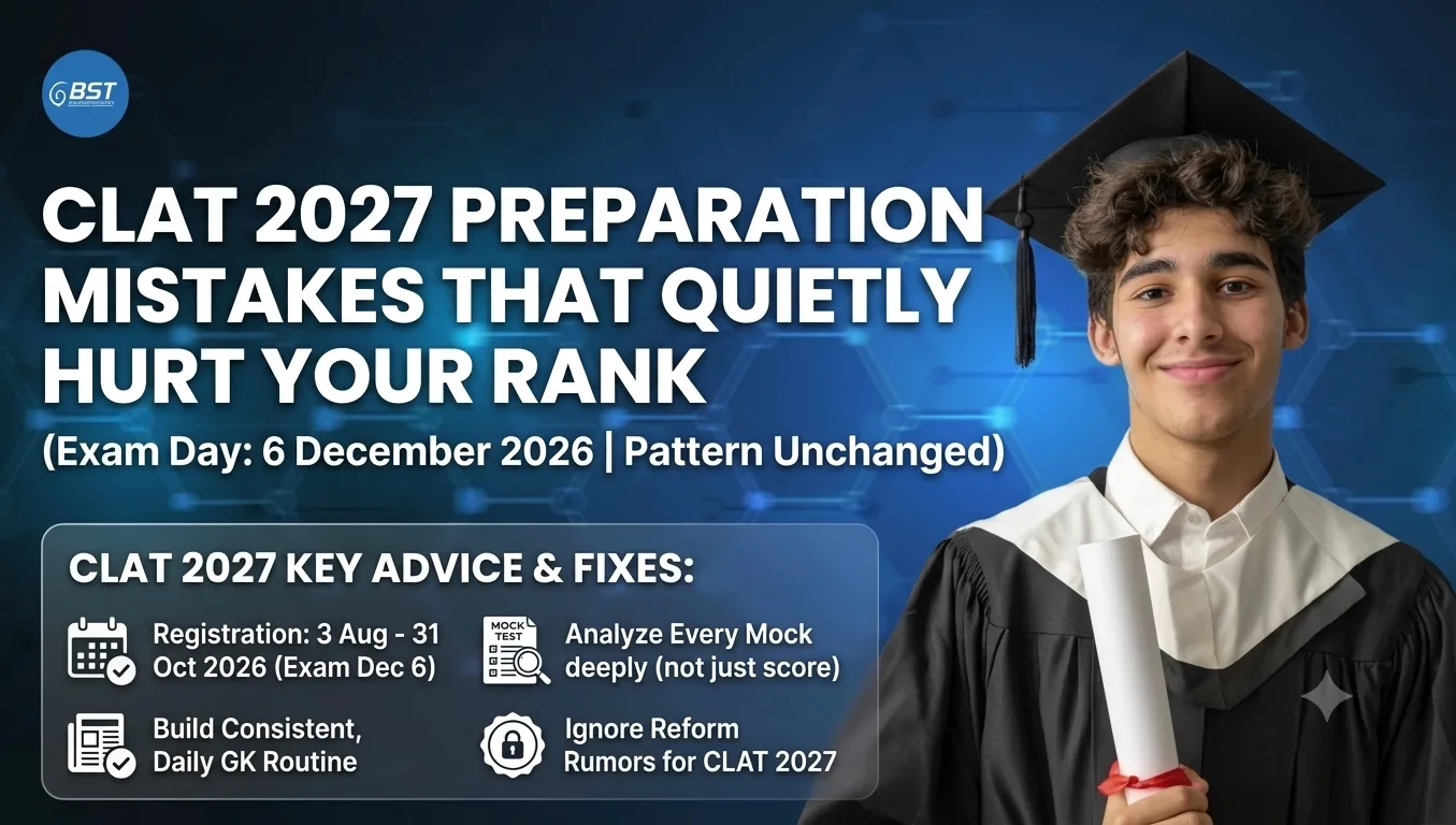 CLAT 2027 Preparation Mistakes That Quietly Hurt Your Rank