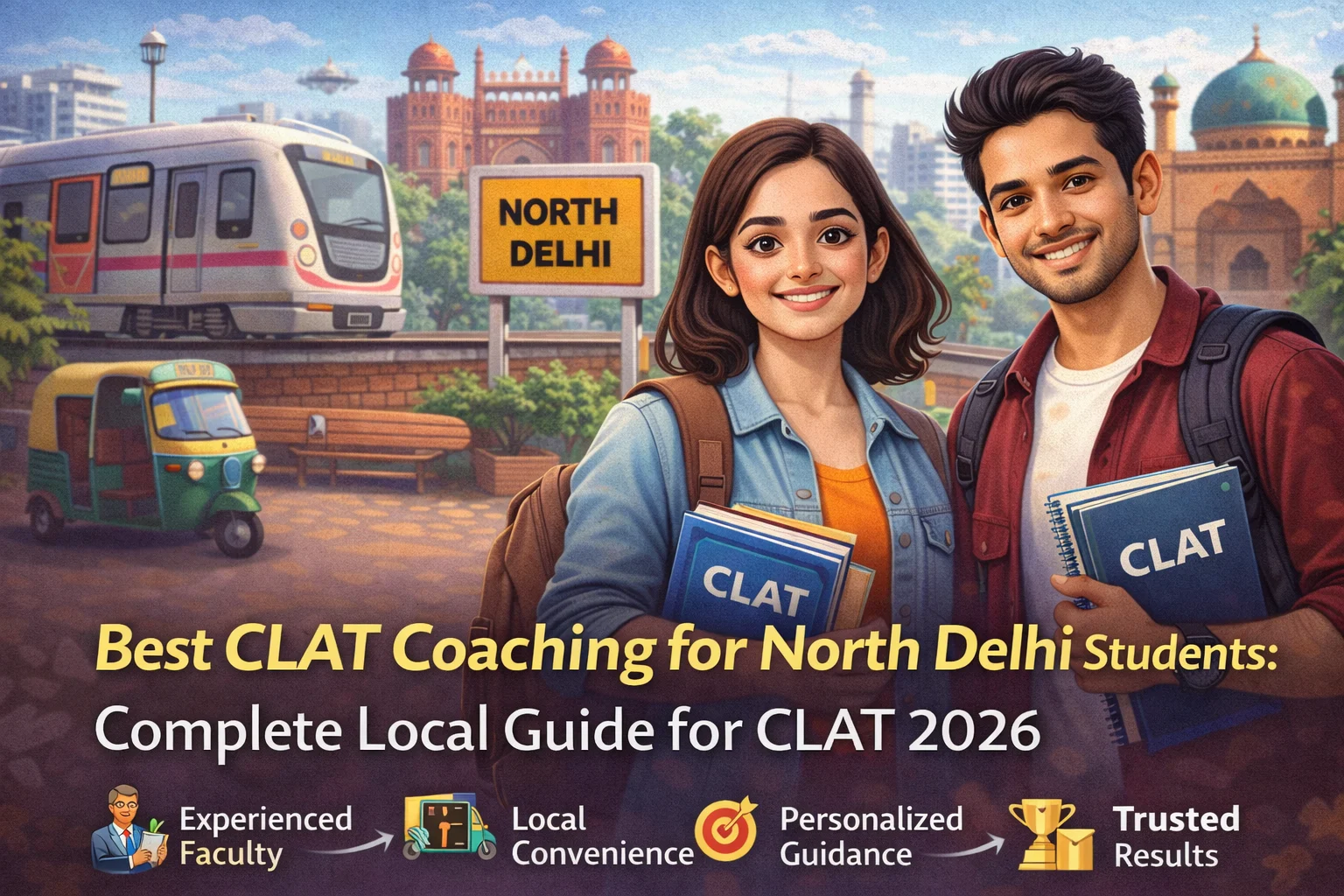 Best CLAT Coaching for North Delhi Students: Complete Local Guide for CLAT 2026