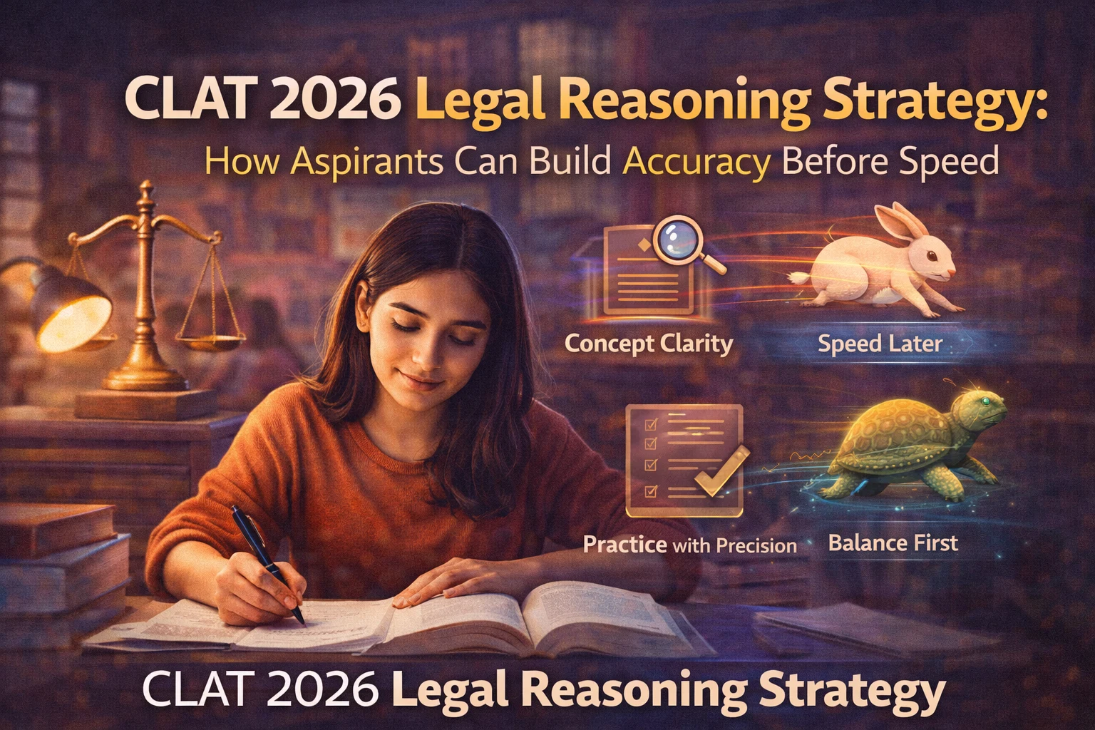 CLAT 2026 Legal Reasoning Strategy: How Aspirants Can Build Accuracy Before Speed