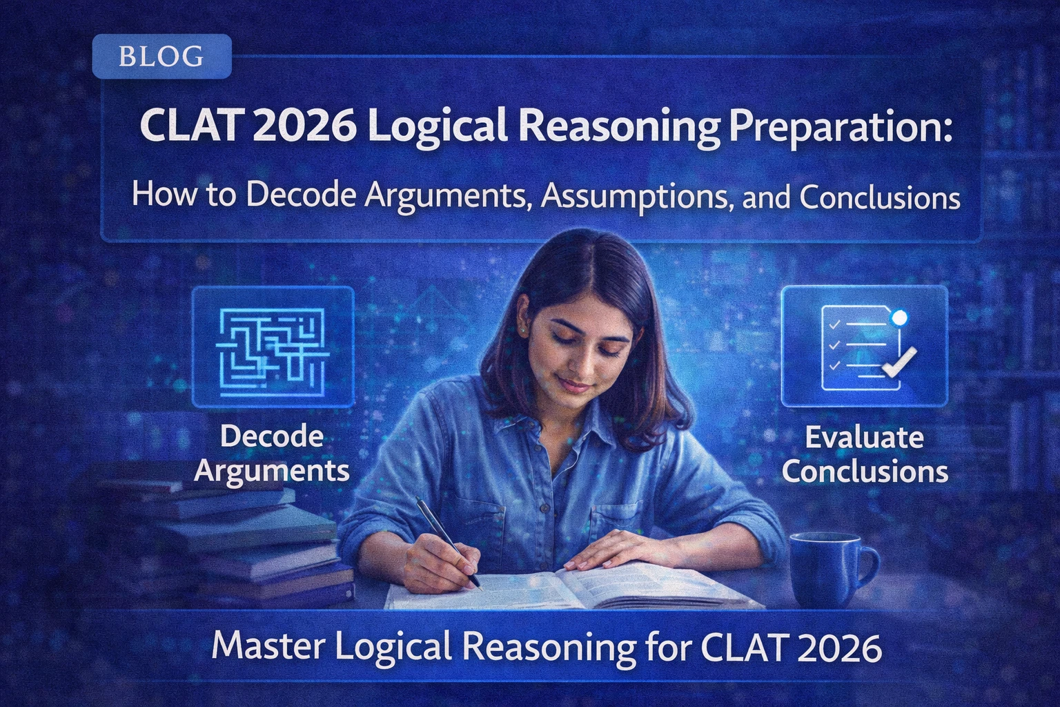CLAT 2026 Logical Reasoning Preparation: How to Decode Arguments, Assumptions, and Conclusions