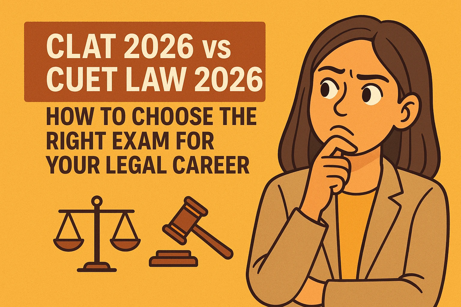 CLAT 2026 vs CUET Law 2026: How to Choose the Right Exam for Your Legal Career