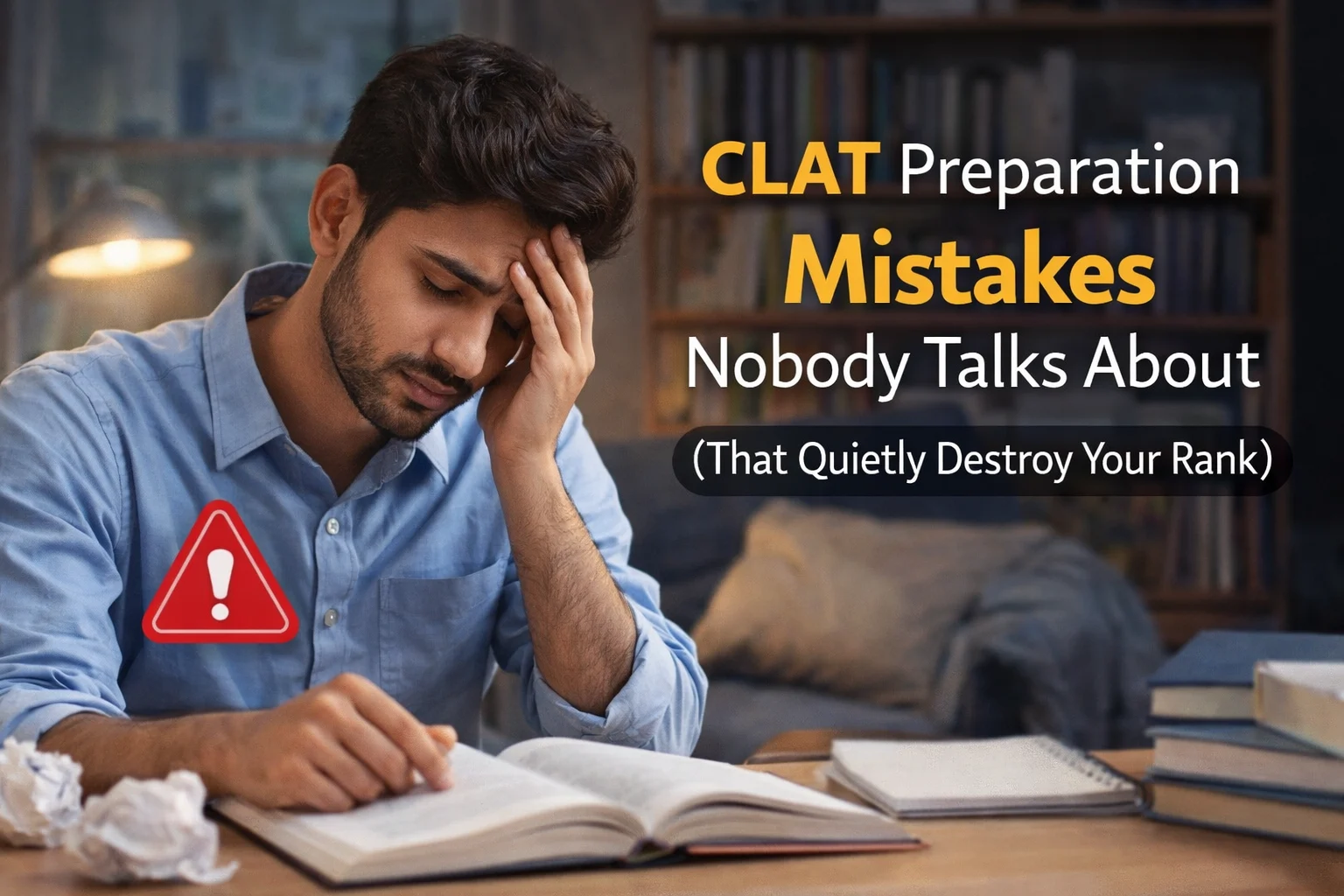 CLAT Preparation Mistakes Nobody Talks About That Quietly Destroy Your Rank