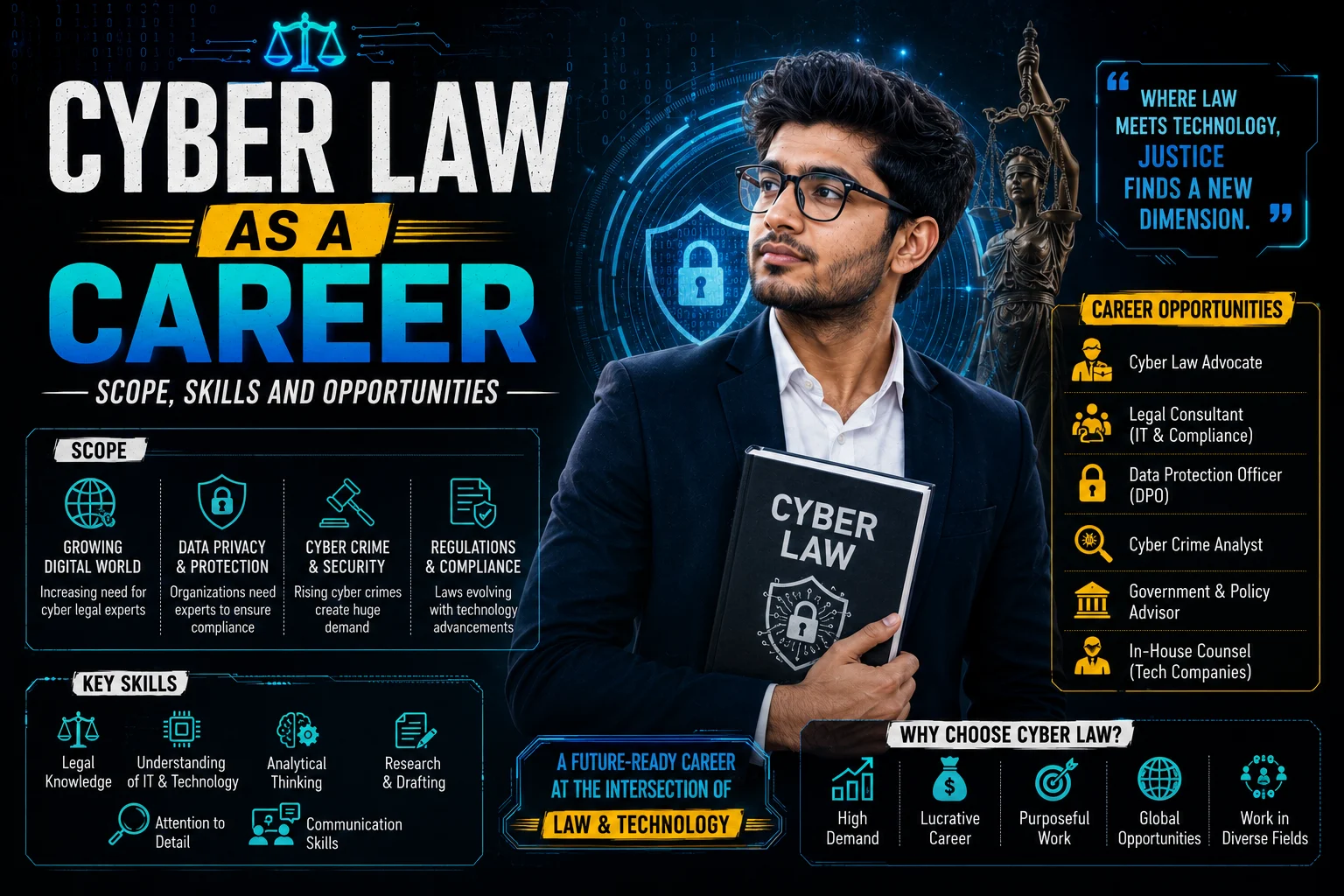 Cyber Law as a Career: Scope, Skills and Opportunities