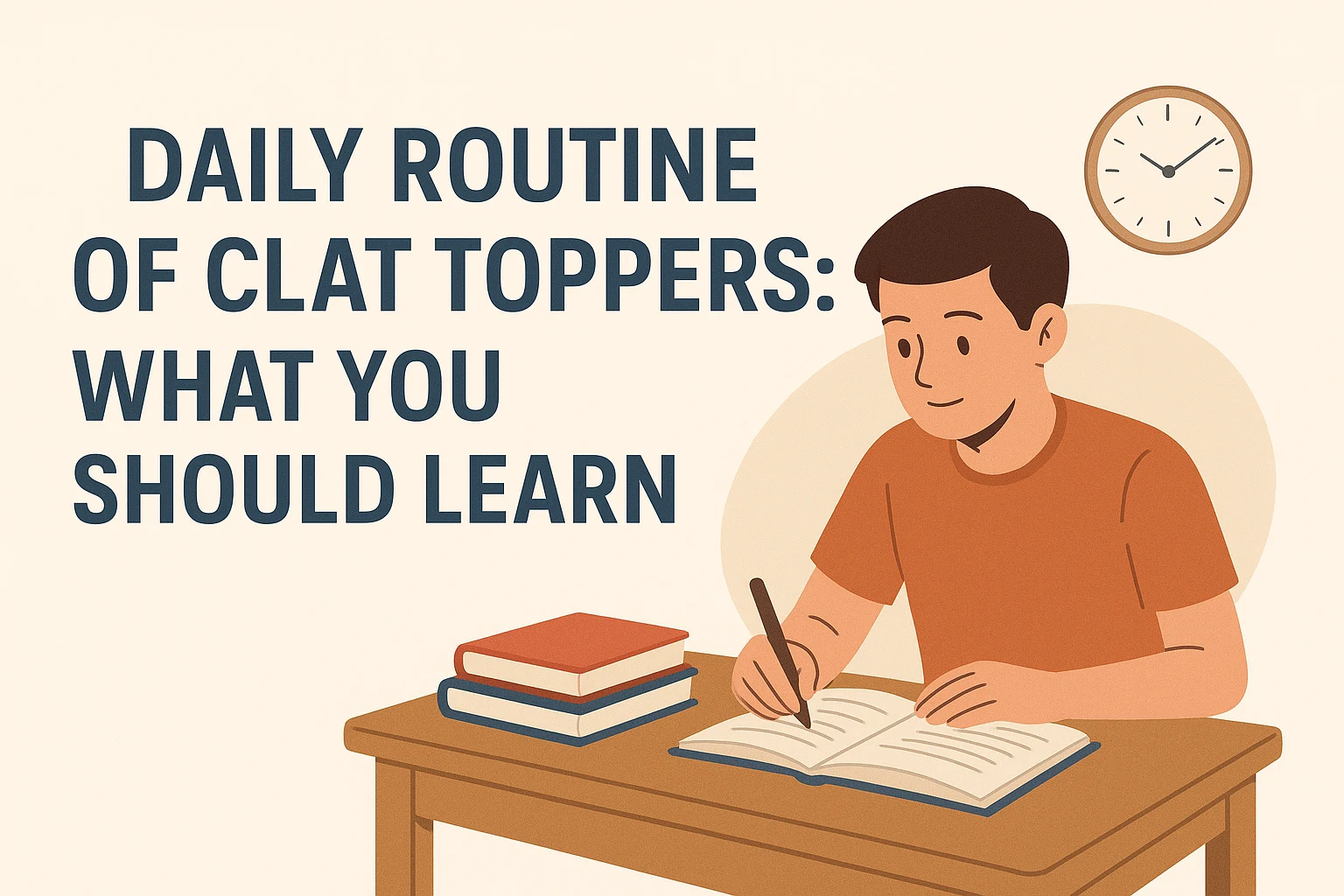 Daily Routine of CLAT Toppers: What You Should Learn