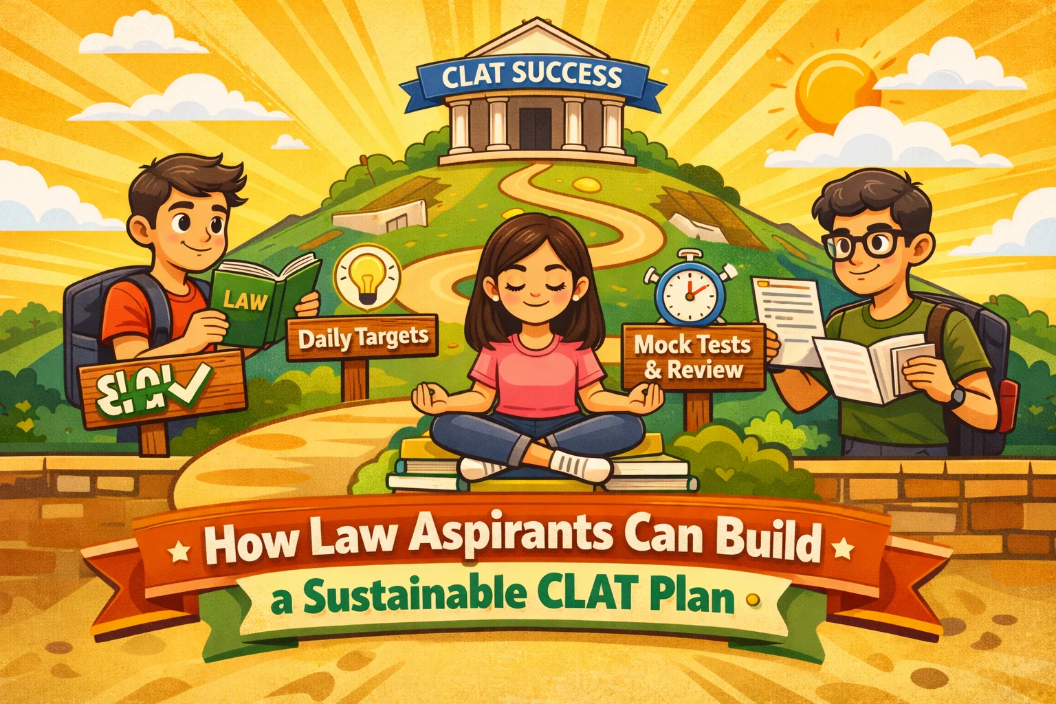 How Law Aspirants Can Build a Sustainable CLAT Plan