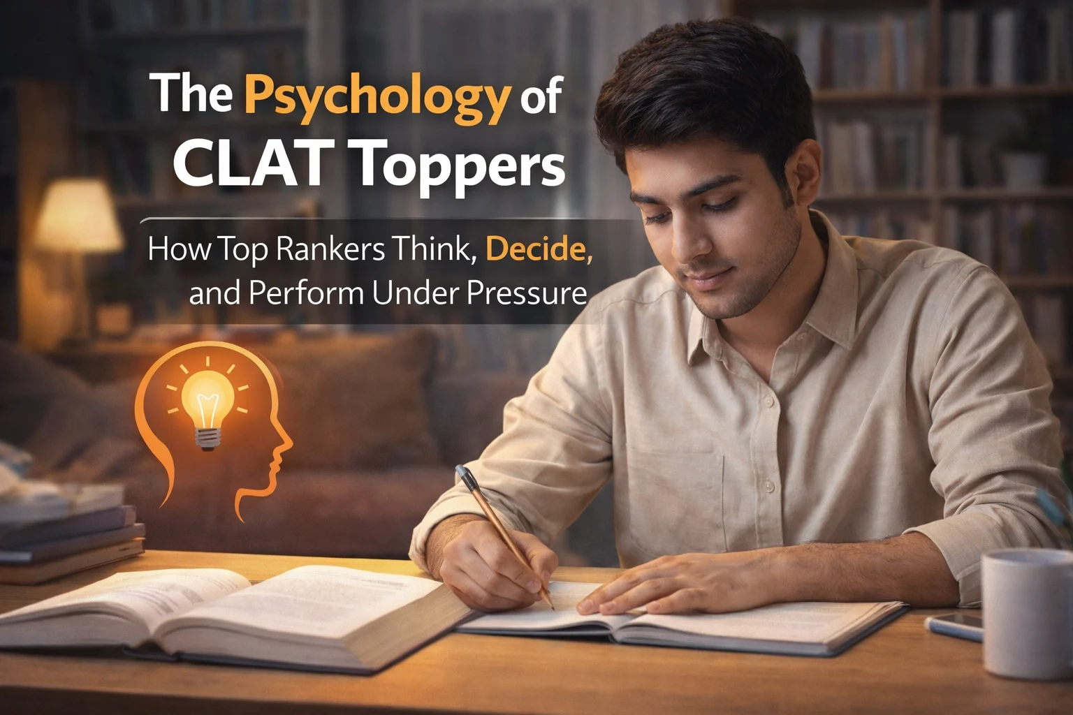 The Psychology of CLAT Toppers: How Top Rankers Think, Decide, and Perform Under Pressure