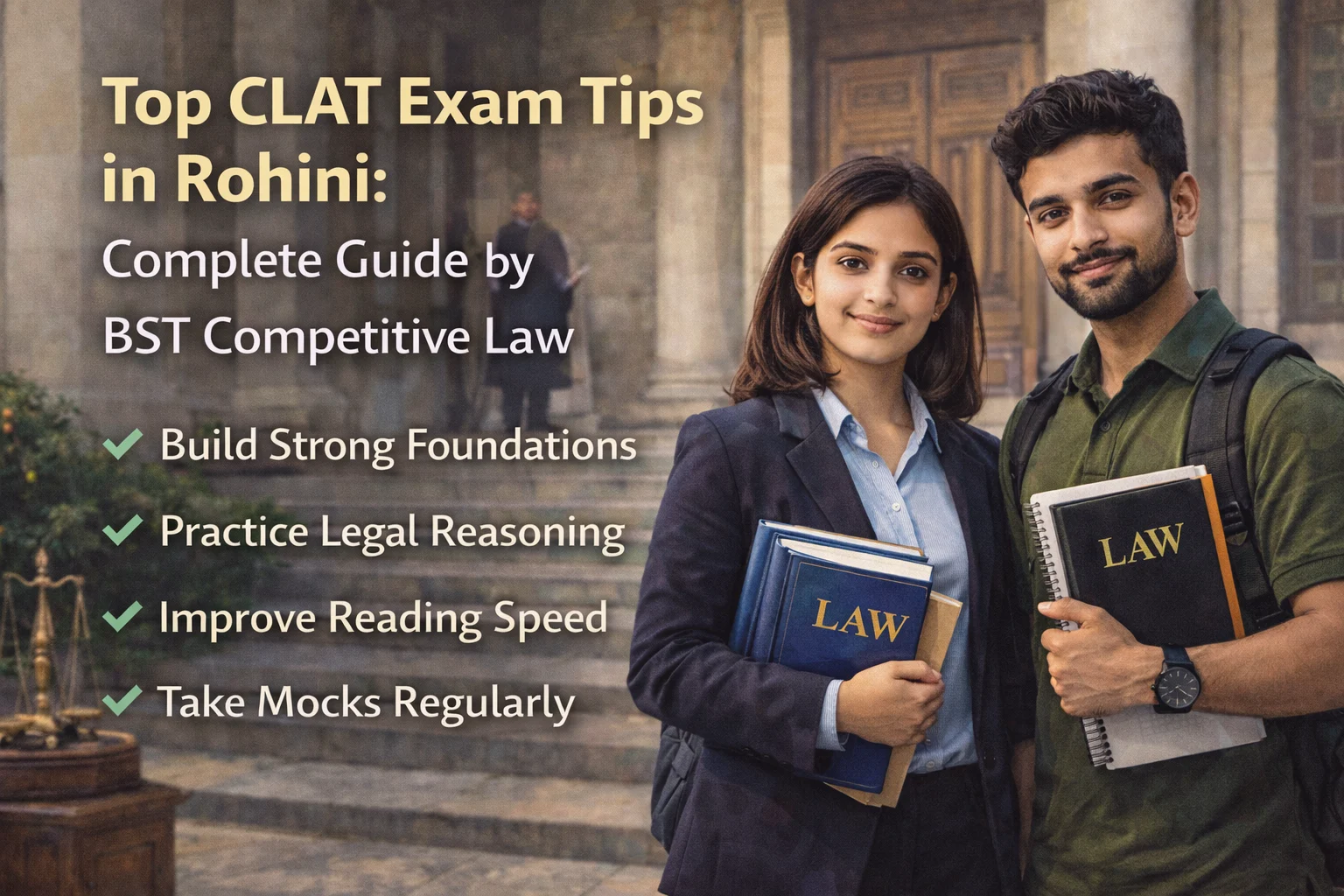 Top CLAT Exam Tips in Rohini: Complete Guide by BST Competitive Law