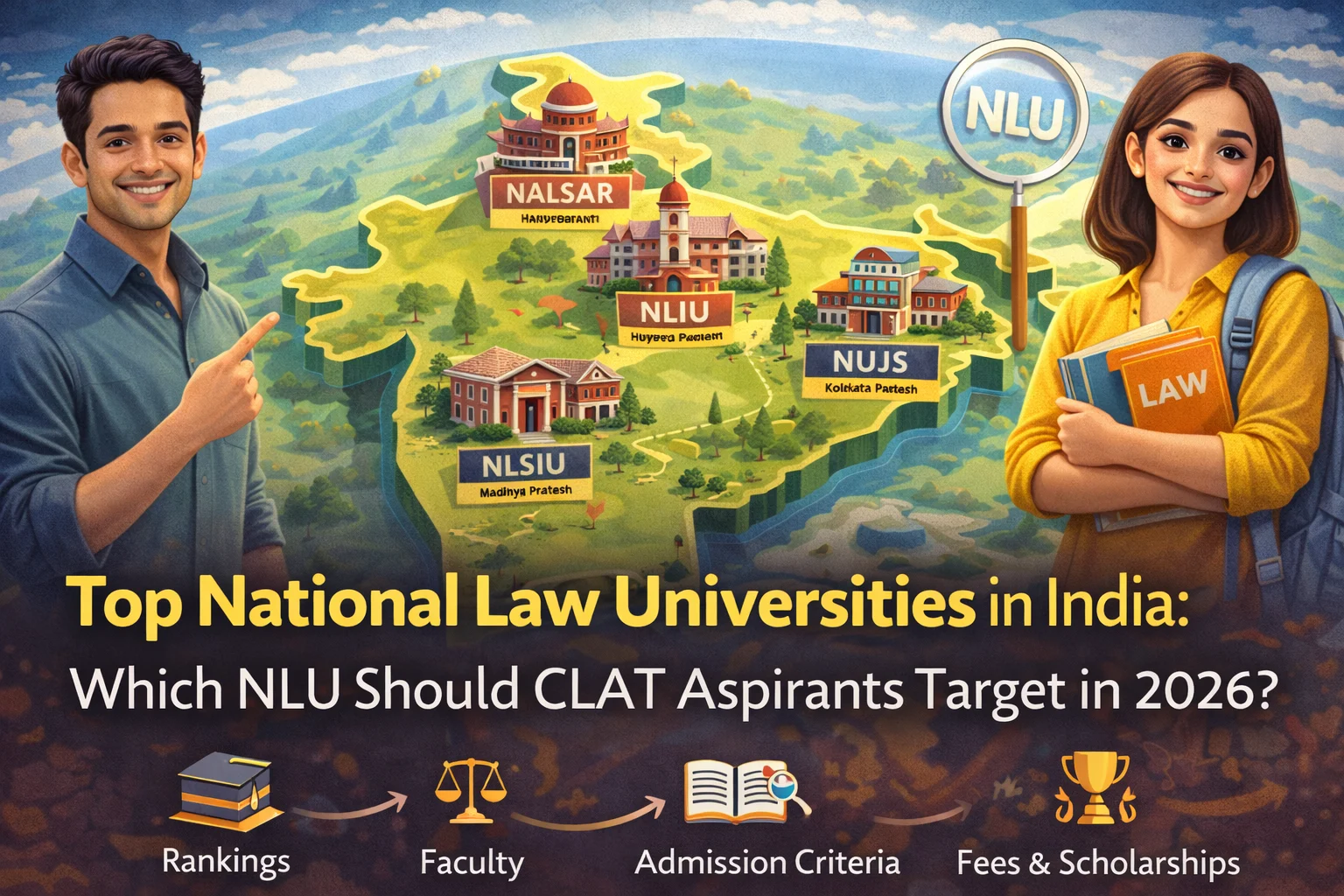 Top National Law Universities in India: Which NLU Should CLAT Aspirants Target in 2026?