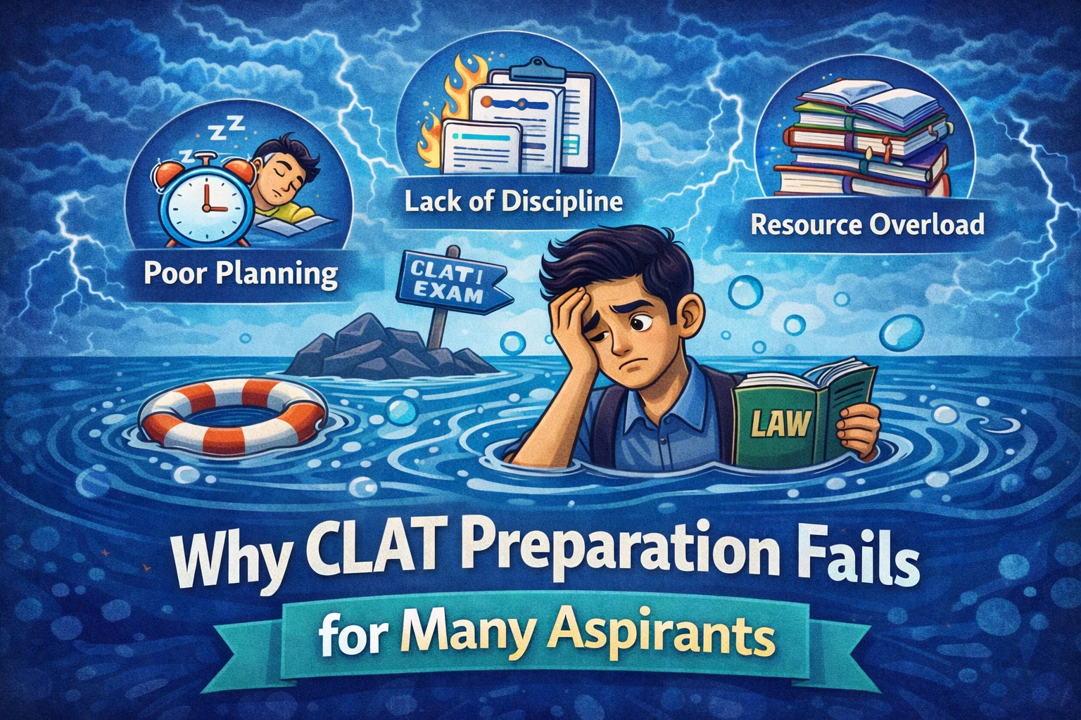 Why CLAT Preparation Fails for Many Aspirants
