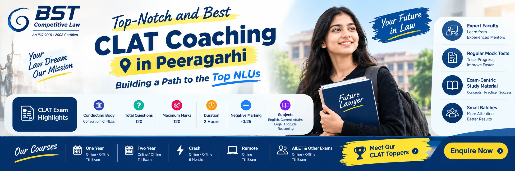 CLAT Coaching in Peeragarhi