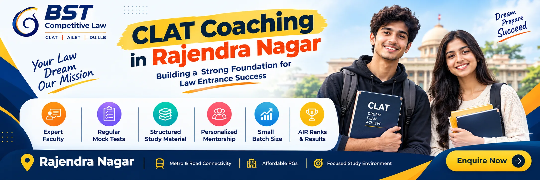 CLAT Coaching in Rajendra Nagar